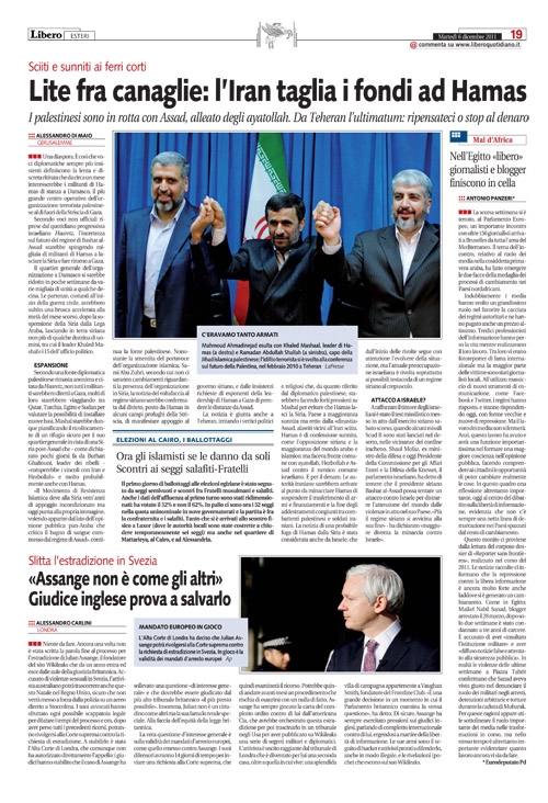 Hamas vuole lasciare la Siria e l’Iran gli taglia i fondi